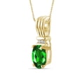 thumbnail image 3 of 0.83 Carat T.G.W. Chrome Diopside Gemstone and 1/20 Carat T.W. White Diamond Pendant, 3 of 4