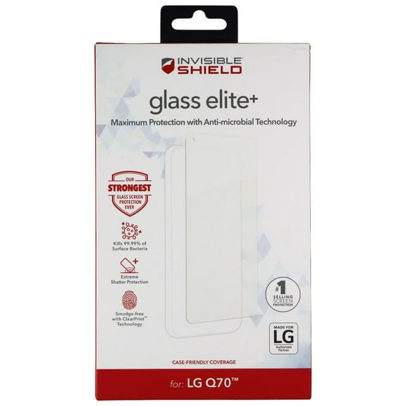 ZAGG Invisible Shield (Glass Elite ) Screen Protector for LG Q70 - Clear
