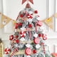 thumbnail image 4 of 4/6 piezas de adornos navideños con forma de piruleta, bastón de caramelo, helado, bolas para árbol de Navidad, decoración navideña para el hogar 2023, 4 of 5