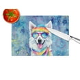 thumbnail image 4 of Carolines Treasures DAC2453LCB 0.2 x 15 x 12 in. American Eskimo Hippie Dawg Glass Cutting Board - Large, 4 of 5