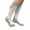 Gray, variant on JOBST Sport Knee High 20-30 mmHg Compression Socks, Royal Blue/Grey, Medium