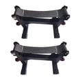 thumbnail image 3 of jinwen 2Pcs Deadlift Racks Barbells Jack 5 Level Easily Load Deadlift Black Strap, 3 of 8