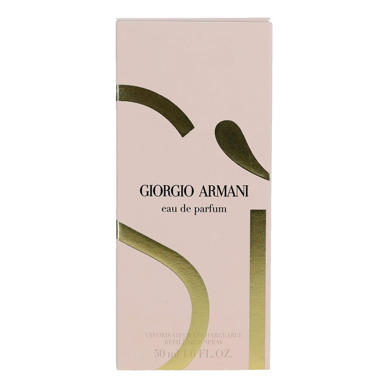Giorgio Armani Si Eau De Parfum Spray, Feminine & Musky Scent, 1.7