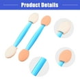 thumbnail image 5 of Vocoste 50 Pcs Dual Sides Eye Shadow Sponge Applicators with Container, Eyeshadow Brushes Makeup Applicator, Blue White, 5 of 7