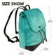 thumbnail image 2 of Easygdp Teal Turquoise1 Mochila de Cuero para Mujeres, Bolso de Hombro, Bolsos de Mano de Moda para Trabajo y Viajes, 2 of 4