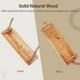 thumbnail image 5 of Columpio de madera para árbol, capacidad de carga de 500 libras, columpio de madera para adultos y niños, altura ajustable, asiento de columpio colgante impermeable para interior, exterior, patio tras, 5 of 7