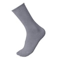 thumbnail image 2 of Viluyesy Big Girls Cotton Socks Ruffled Cuff Soft Breathable Mid-Calf Socks Casual Socks for Everyday Wear Gray Size 5-13Years, 2 of 6