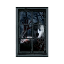 Yika Halloween Decorations Halloween Horror Scary Window Stickers Window Decorations Party Decorations Interior Halloween Decoration