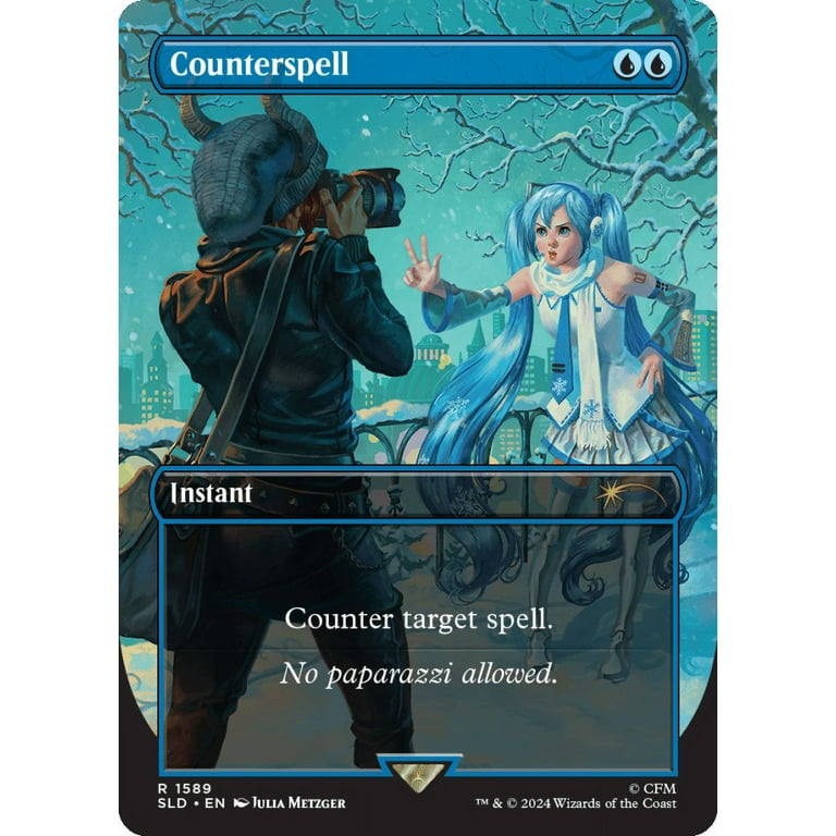 MTG Hatsune Miku: Winter Diva 英語 Foil Magic the Gathering Secret Lair x Hatsune Miku: Winter Diva