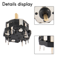 thumbnail image 2 of 2X RKJXT1F42001 4-Way Switch Car Navigation Encoder Key Rocker Switch RKJXT1F42001 with Push Switch Encoder, 2 of 7