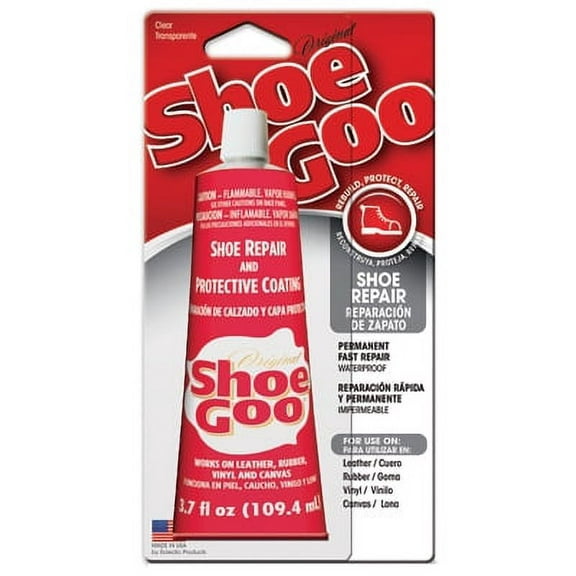 3.7 OZ Tube Shoe Goo Will Repair & Rebuild Worn Out Shoe Soles, Each