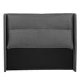 thumbnail image 4 of Box Base Cama Queen Size + Cabecera Becca Gris Oscuro, 4 of 8