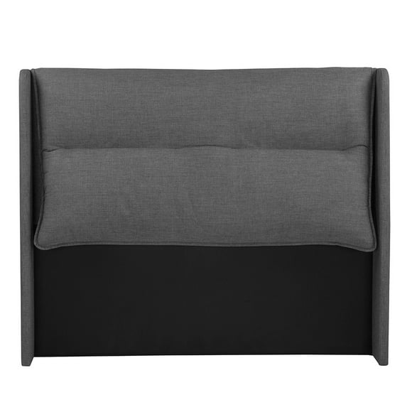 Cabecera Queen Size Trinity Becca Gris Oscuro