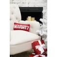thumbnail image 4 of C&F Hooked Throw Pillow, Naughty & Nice (C44461027), 4 of 6