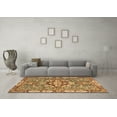 thumbnail image 3 of Ahgly Company Indoor Rectangle Geometric Brown Traditional Area Rugs, 8' x 10', 3 of 4