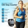 thumbnail image 1 of GAXIRE Clip On Step Counter for Seniors Black Plastic for Daily Use 1 Set, 1 of 6