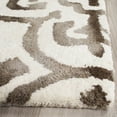 thumbnail image 2 of Safavieh Dip Dye Collection DDY711F Handmade Moroccan Geometric Watercolor Ivory and Brown Wool Area Rug (9' x 12'), 2 of 5