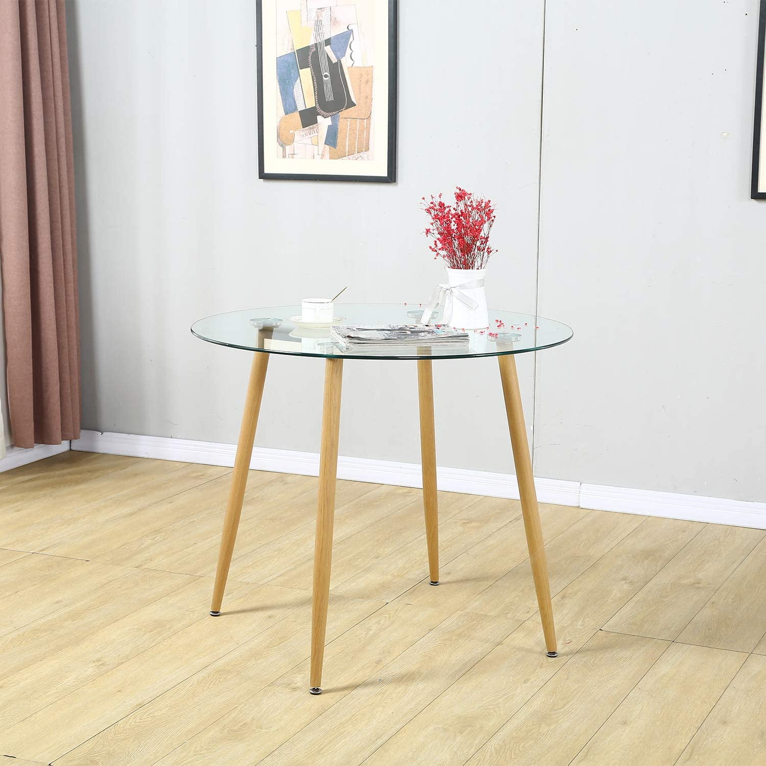 Buy Boowill 5 Pieces Dining Table Set Modern Dining Room Set for4 with