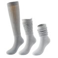 thumbnail image 2 of Thermal Boot Socks for Women Thick Warm Winter Crew Socks Full Cushioned - Gifts for Women Gray Free, 2 of 4