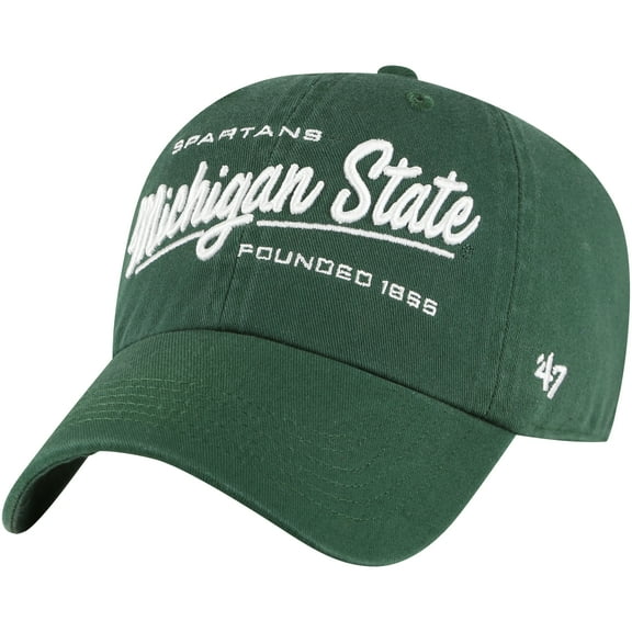 Women's '47 Green Michigan State Spartans Sidney Clean Up Adjustable Hat