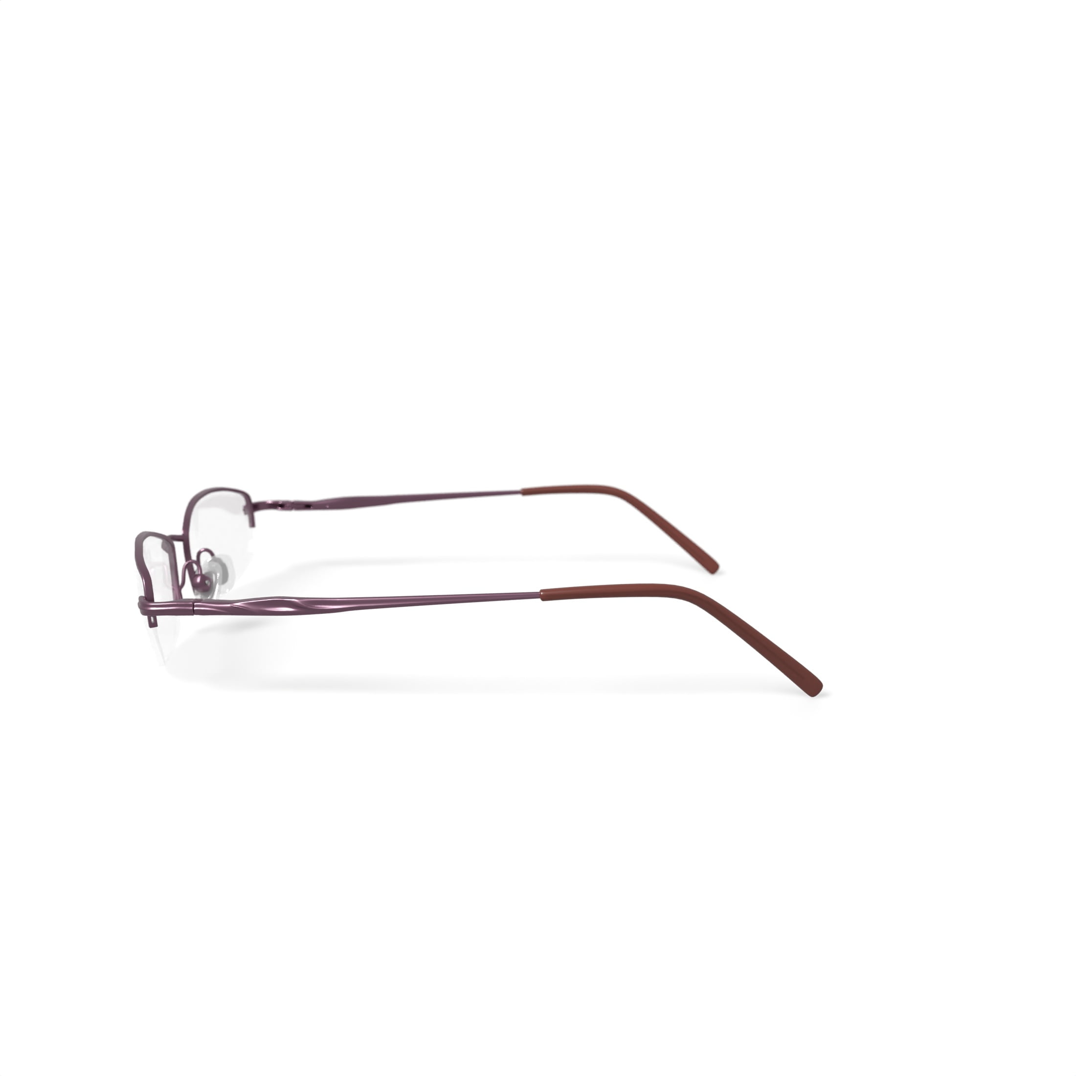 Walmart Women's FM9198 Oval Prescription Eyeglasses with Case, Shiny Pink