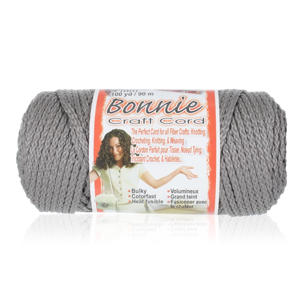 Craft County Bonnie Macrame Cord - 4mm - 100 yd Lengths - Various Colors