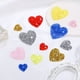 thumbnail image 5 of Uxcell 6-Pack Parches de Corazón de Strass para Planchar de 5.5cm Adhesivos Dorados para DIY/Ropa/Zapatos/Bolsas, 5 of 7