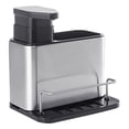 thumbnail image 1 of Dispensador de jabón Strade Fareast Limited soporte para esponja Acero inoxidable 3 en 1, 1 of 8