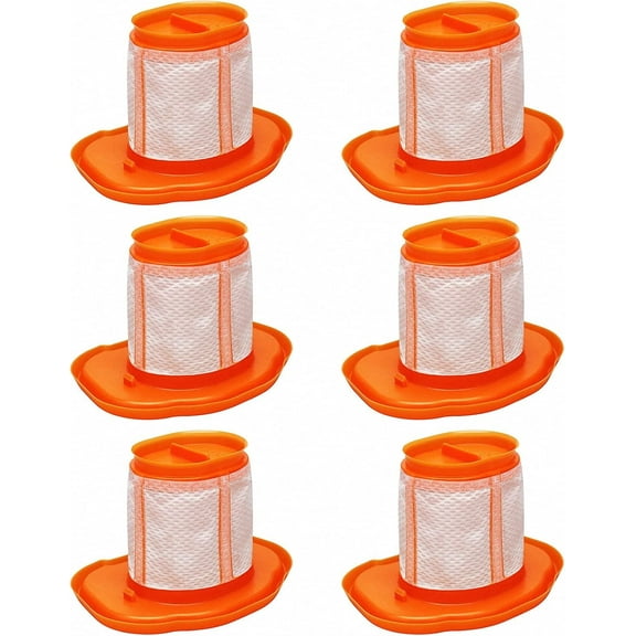 Vacuum Filters Compatible with BLACK DECKER Vacuum - HHVK320J10, HHVK320J61, HHVK320JZ01, HHVK415B01, HHVK515J00, HHVK515J00FF, HHVK515JP07, HHVK515BPF07. Part # HHVKF10 - Pack of 6