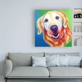 thumbnail image 3 of Trademark Fine Art 'Daisy Mae Retriever' Canvas Art by DawgArt, 3 of 3