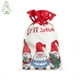 thumbnail image 3 of KG Navidad listo para enviar Saco de Navidad Santa 30*50 cm rojo blanco Lino Navidad cordón bolsas de regalo sublimación Santa Saco, 3 of 4