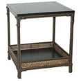 thumbnail image 3 of SAFAVIEH Dinesh Industrial End Table w/ Shelf, Black/ Dark Walnut, 3 of 4