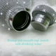 thumbnail image 2 of Botella de Agua de Acero Inoxidable con Diamantes, Botella de Agua Portátil con Diamantes de Imitación y Purpurina, Frasco Térmico Cruzado Brillante de 600ml A, 2 of 8