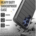 thumbnail image 2 of Funda Defender Series para Samsung Galaxy S25 Ultra (2025), Color Negro y Naranja, 2 of 8