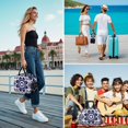 thumbnail image 7 of Obrewu Blue and White Pioneer Flower Lunch Bag for Adult, Insulated, Leakproof, Oxford Cloth, 7 of 7