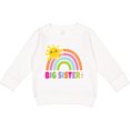 thumbnail image 2 of Inktastic Family Big Sister with Rainbow Toddler Sweatshirt, 2 of 4