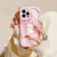 thumbnail image 1 of Carcasa Compatible Para Samsung A14 A13 A12 A53 A51 A52 A03 A04E A50 A30S A32 A34 A22 A23 A54 A24 A33 A30S Onda 3D De Dibujos Animados Encantadora Conejo Funda De Teléfono De Protección Suave, 1 of 4