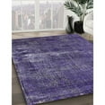 thumbnail image 2 of Ahgly Company Indoor Rectangle Mid-Century Modern Purple Monster Purple Persian Area Rugs, 2' x 3', 2 of 6