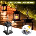 thumbnail image 2 of Retro Outdoor Garden Decoration Hanging Lantern Portable Led Solar Lantern, 2 of 5