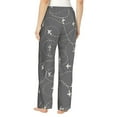 thumbnail image 3 of Bingfone Pajamas For Women,Airplane Routes Around The World Pajama Pants With Pockets-Xx-Large, 3 of 9