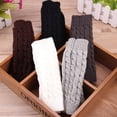 thumbnail image 3 of invierno Hombres Mujeres Brazo más caliente Sin dedos Guantes largos de punto Lindos mitones Abanopi 1pcs, 3 of 5