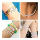 thumbnail image 2 of 100/200/300/500Pcs Mixed Letter Acrylic Beads Round Flat Alphabet Spacer Beads For Jewelry Making Handmade Diy Bracelet Necklace, 2 of 5