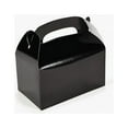 thumbnail image 2 of Black Favor Treat Boxes with Handles - Set of 12 - Halloween, Wedding, Birthday Party Boxes and Crafts Supplies, 2 of 2