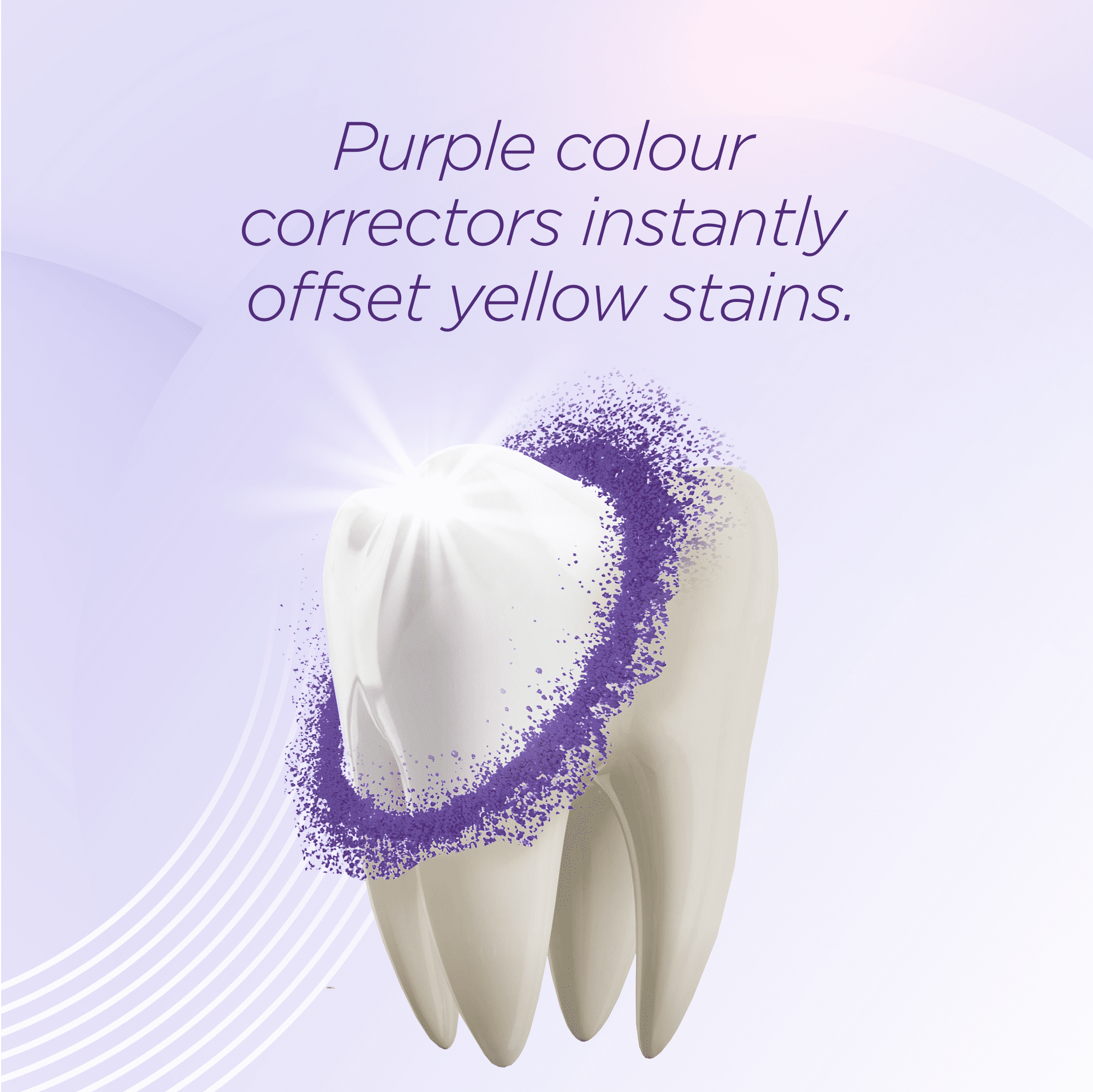 White Glo Purple Tooth Toner Color Correcting Teeth Whitening Serum, Fresh Mint, Peroxide Free, 1.7 fl oz (50 mL)