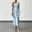 Sky Blue, variant on Morttic Women's Solid Color Ruched Waist One Shoulder Midi Dress – Elegant Satin Sleeveless Cocktail Gown Khaki,S