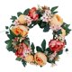 thumbnail image 1 of Corona artificial hecha a mano PENGJJMXG Floral Daisy para puerta de entrada boda pared fiesta, 1 of 5