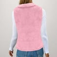 thumbnail image 7 of Qetyuw Fuzzy Jacket Vest for Women Cozy Sleeveless Open Front Cardigan Jacket Casual Lightweight Lapel Vests Coat, 7 of 7