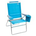 thumbnail image 1 of Rio Beach Chaise de Plage Pliante à 4 Positions, Hauteur Prolongée 17 Pouces, Turquoise, 1 of 5