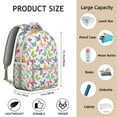 thumbnail image 6 of "Large Butterfly Print Backpack - School Bookbag with Padded Laptop Sleeve, Comfortable Shoulder Straps, Trendy Floral Design for Teens & Adults", 6 of 6