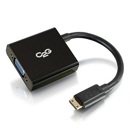 C2g Hdmi Male To Vga Female Adapter Converter Dongle – Hdmi/vga For Video Device, Monitor, Notebook – 8″ – 1 X Hdmi Male Digital Audio/video – 1 X Hd-15 Female Vga – Shielding – Black (41350) C2g Hdmi Male To Vga Female Adapter Converter Dongle – Hdmi/vga For Video Device, Monitor, Notebook – 8″ – 1 X Hdmi Male Digital Audio/video – 1 X Hd-15 Female Vga – Shielding – Black (41350)